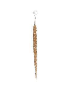 Davies Products Sequin Droplet Christmas Tree Bauble - 40cm  Rose Gold