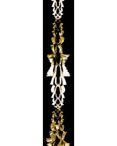6 Section Garland 270x20 - Gold/Ivory