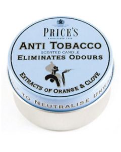 Price's Candles Anti Tobacco Scented Candle Tin