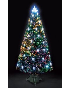 Fibre Optic Victoriana Tree - 120cm 32 LED Colour Changing Lights