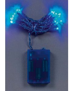 20 Bulb Blue LED Lights - Battery Operated