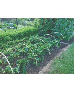 Haxnicks Natural Bamboo Garden Tunnel Hoops - Six Pack