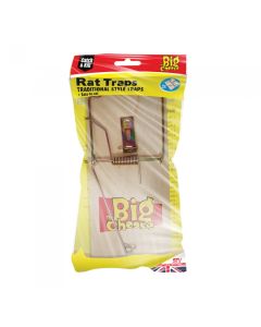 The Big Cheese Wooden Rat Trap - 2 Pack