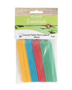 Tildenet  Coloured Plastic Plant Labels 4" - 100mm