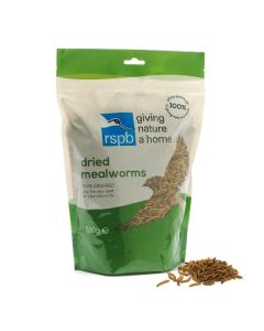 RSPB Dried Mealworms Bird Food - 500g