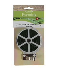 Tildenet Twist Tie HD Olive 50M With Cutter