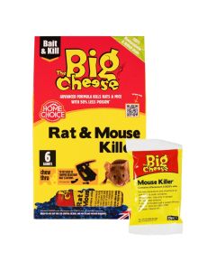 The Big Cheese Rat & Mouse Killer Grain - 6x25g