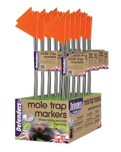 Defenders - Hi-Vis Mole Trap Markers - Pack 5
