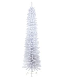 Premier Pencil Pine White Christmas Tree - 2m