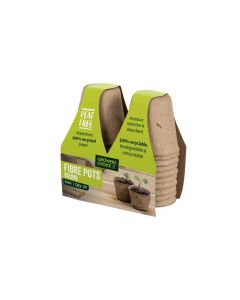 Tildenet 20 x 6cm Round Peat Free Pots