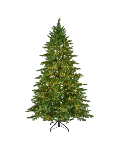 Kaemingk Galloway Spruce Christmas Tree LED GRN/WW 210cm 7ft