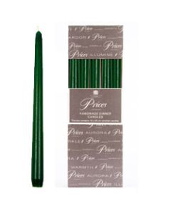 Price's Candles Venetian 10" Candle - Evergreen - Pack of 10