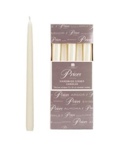 Price's Candles Venetian 10" Candle - White - Pack of 10