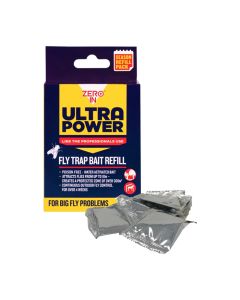 Zero In - Ultra Power Outdoor Fly Trap - 6 x 8g - Refill