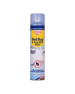 Zero In - Bed Bug & Dust Mite Killer - 300ml Aerosol