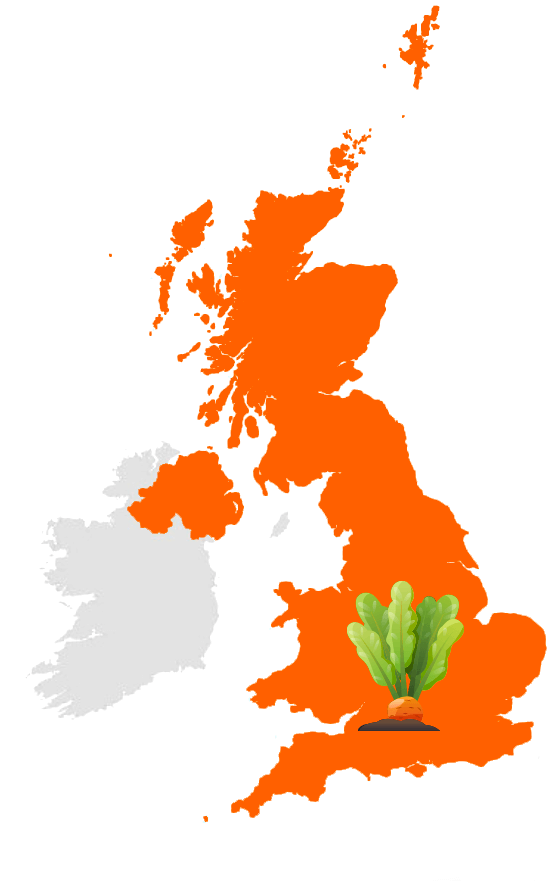 map of the UK